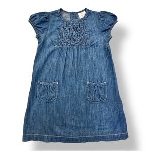 Hanna Andersson | Cap Sleeve Denim Dress (6-7 yrs)